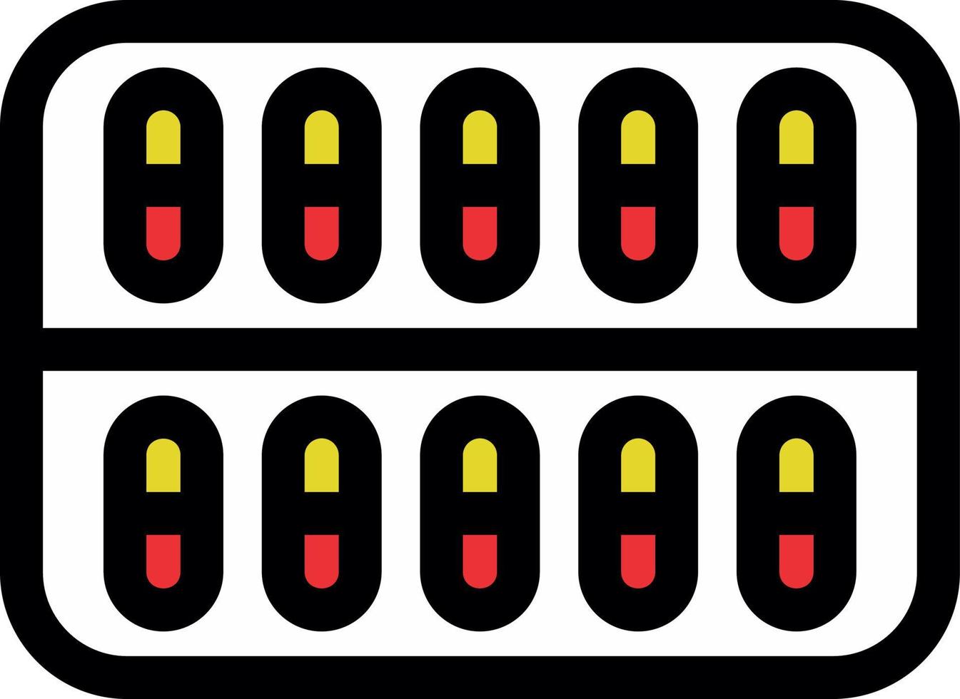 Pills Package Vector Icon Design