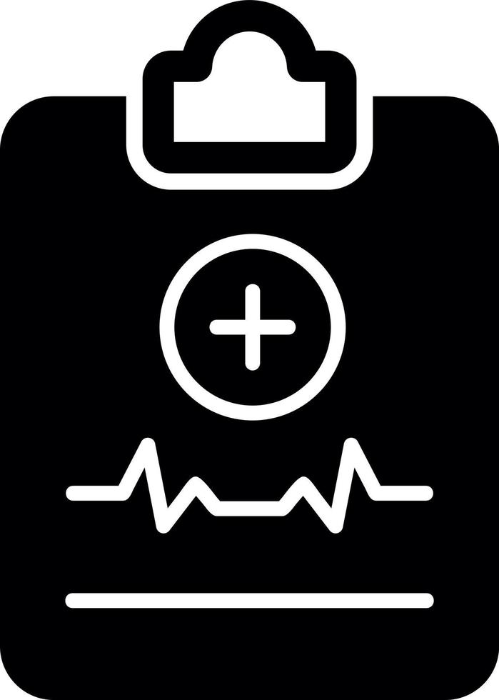Medical Report Vector Icon Design