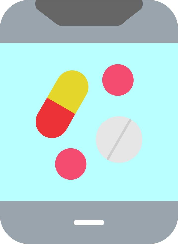 diseño de icono de vector de farmacia en línea