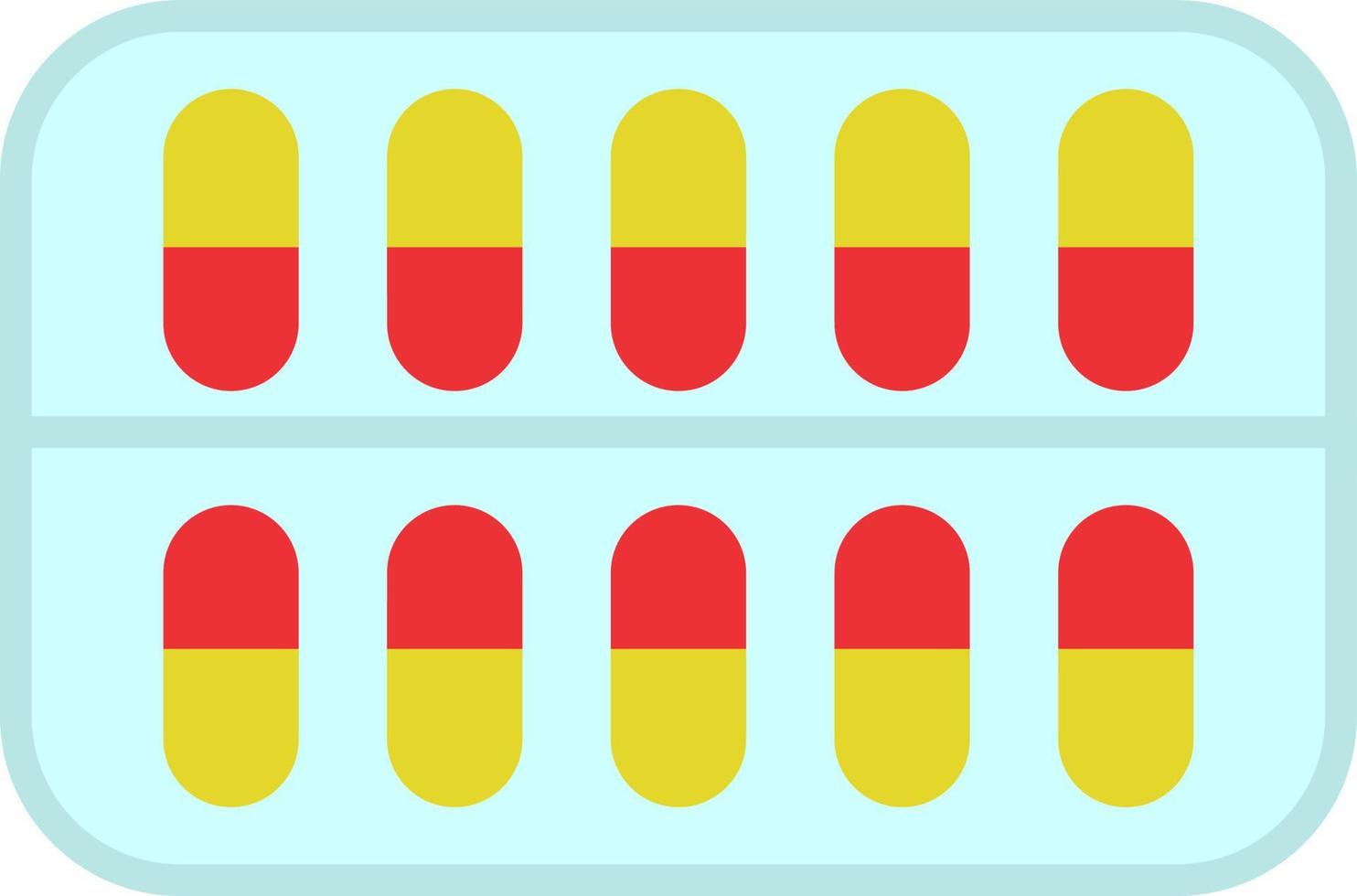 Pills Package Vector Icon Design