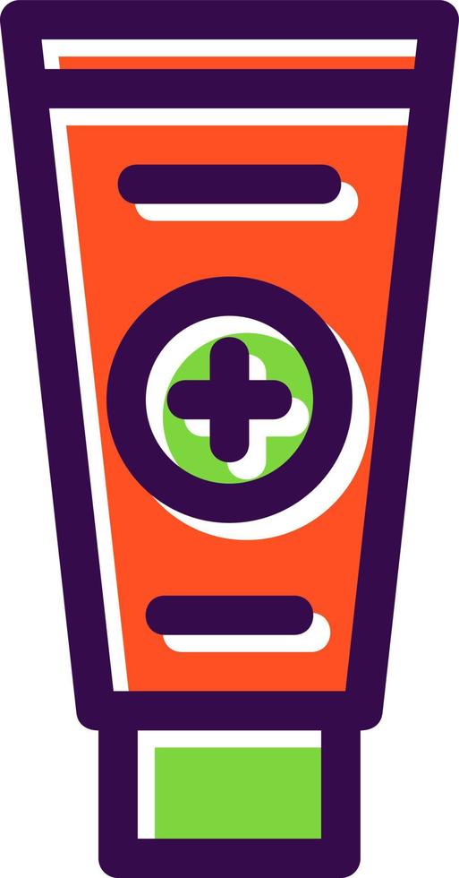 Ointment Tube Vector Icon Design