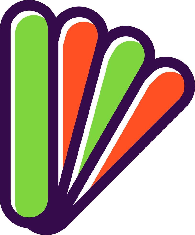 Tongue Depressor Vector Icon Design