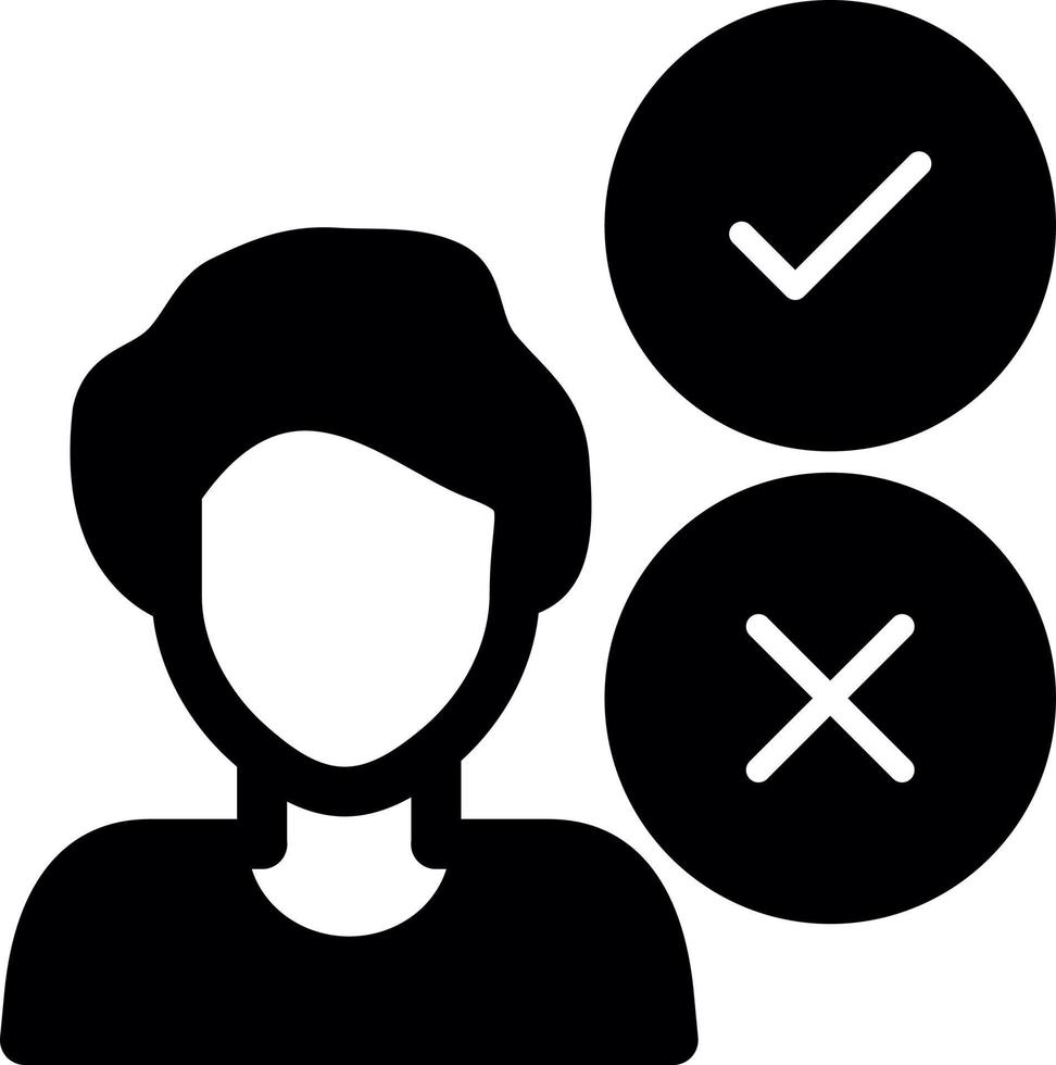 Decision Making Vector Icon Design