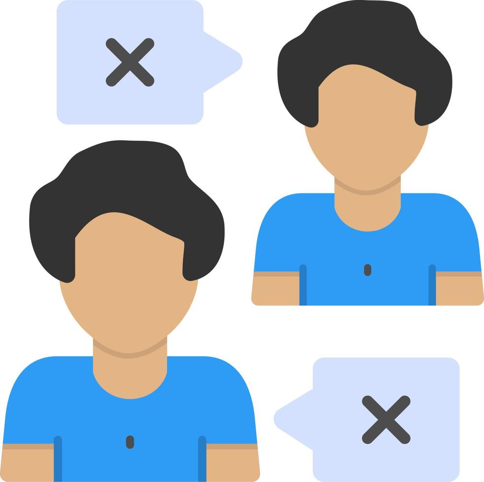 People Disagree Vector Icon Design