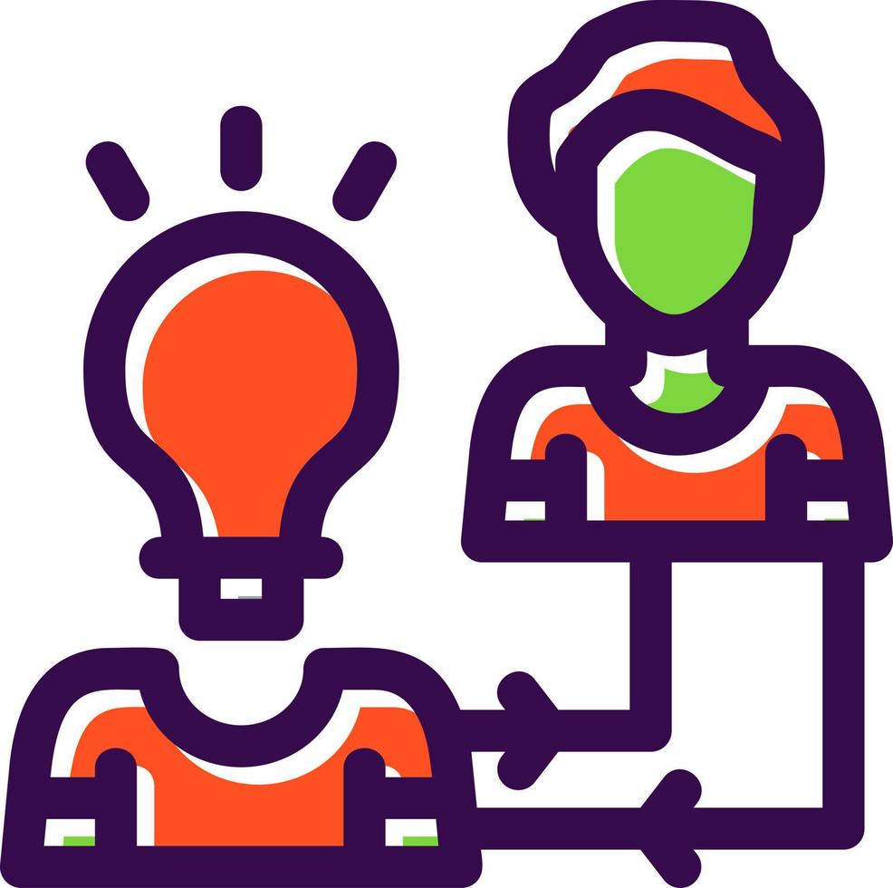 Exchange Ideas Vector Icon Design
