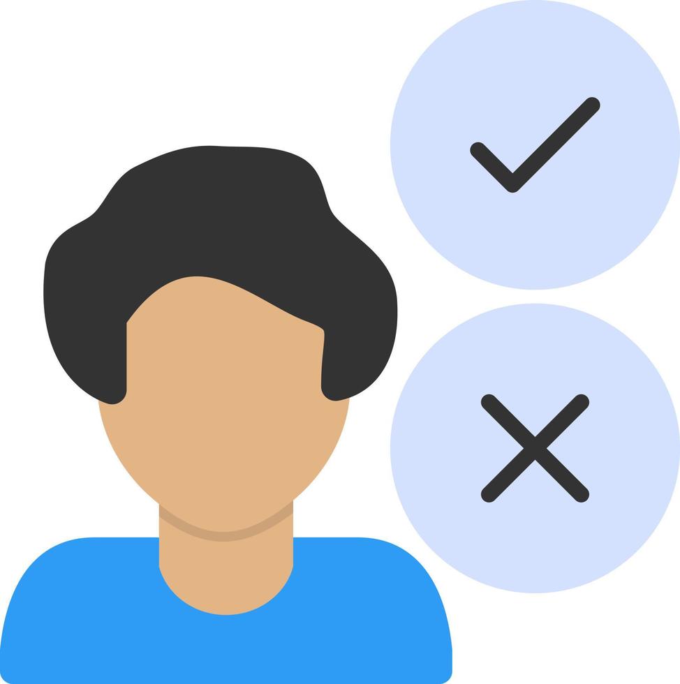 Decision Making Vector Icon Design