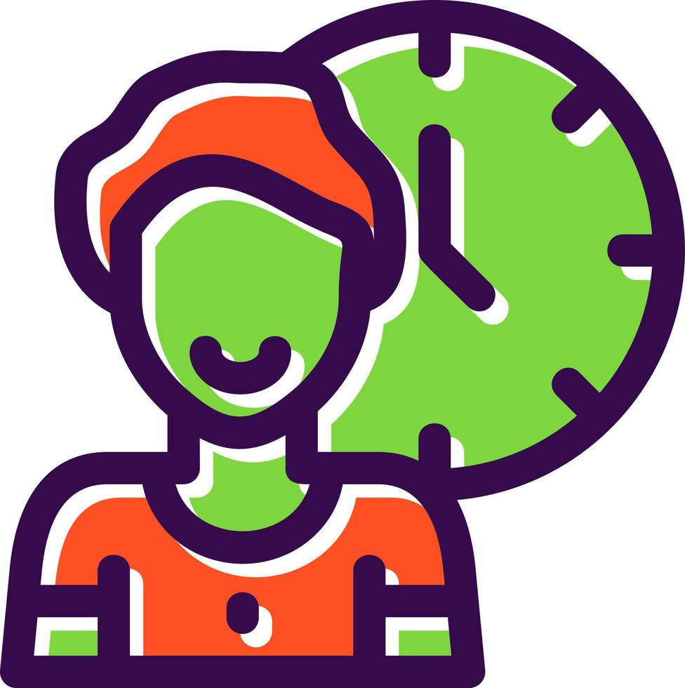 Time Management Vector Icon Design