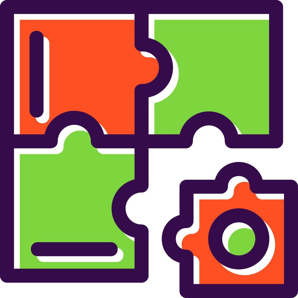 Problem Solving Vector Icon Design