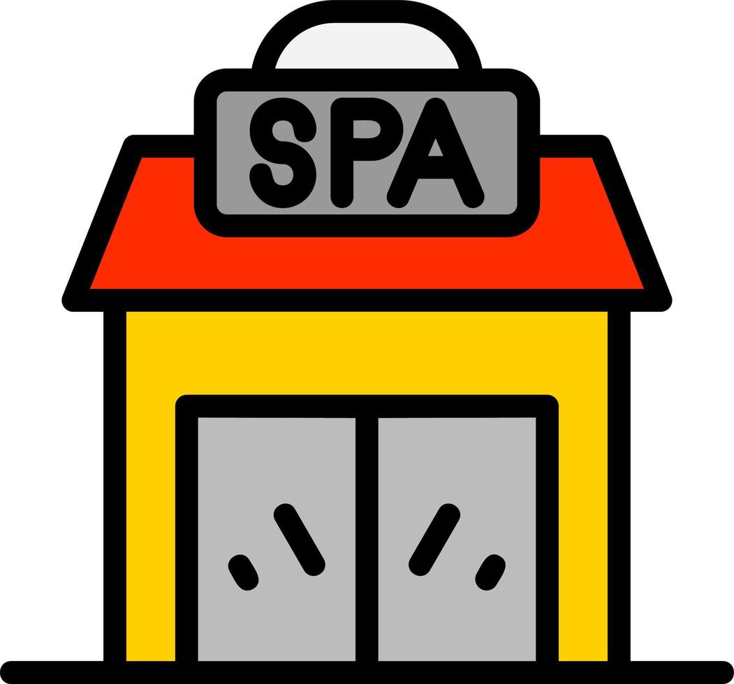 Spa Center Vector Icon Design