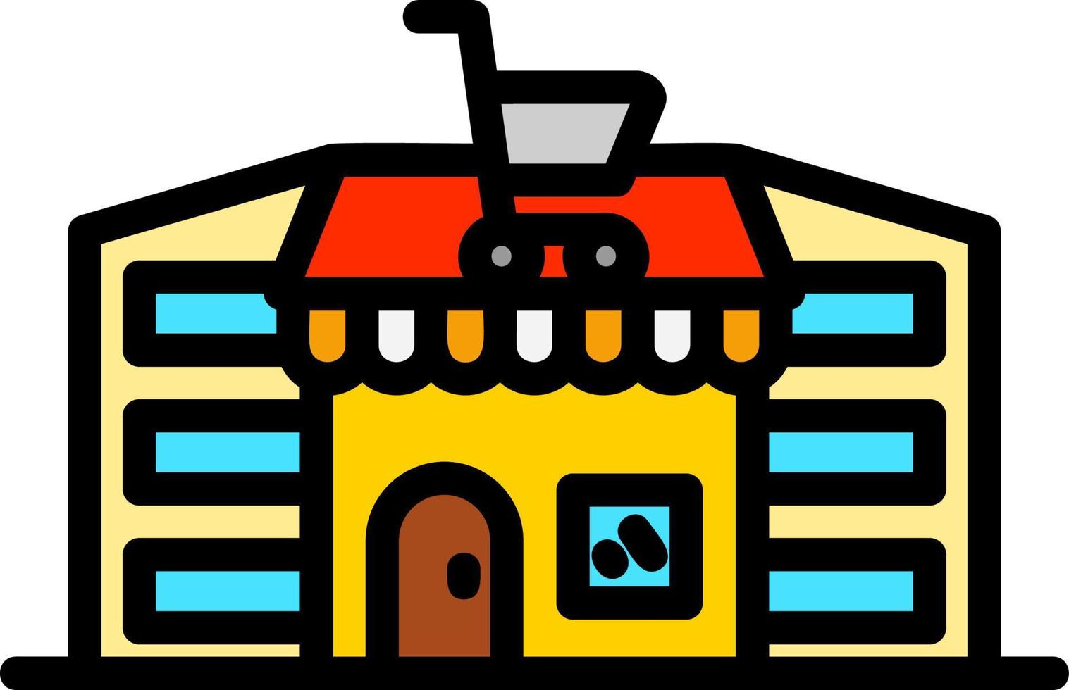 Shopping Center Vector Icon Design