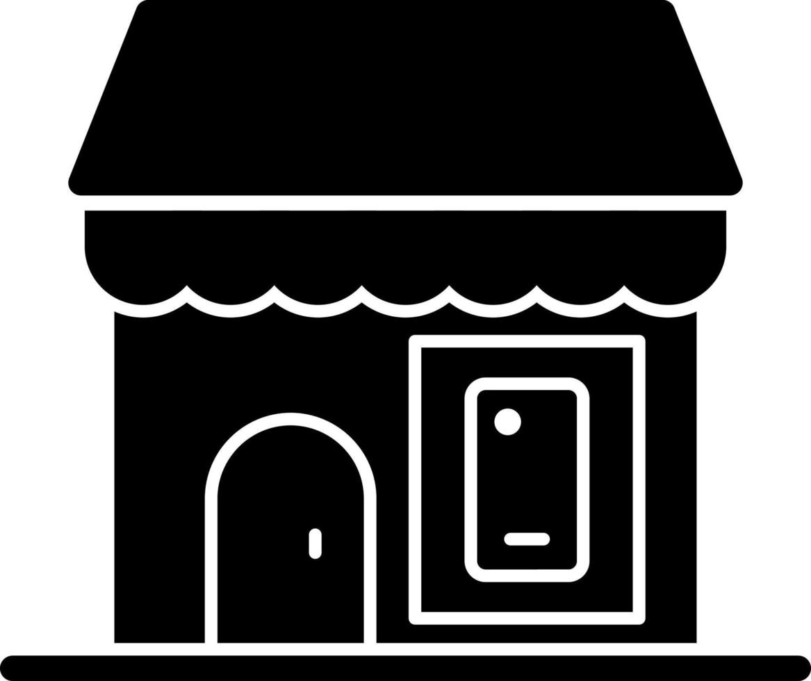 Mobile Shop Vector Icon Design