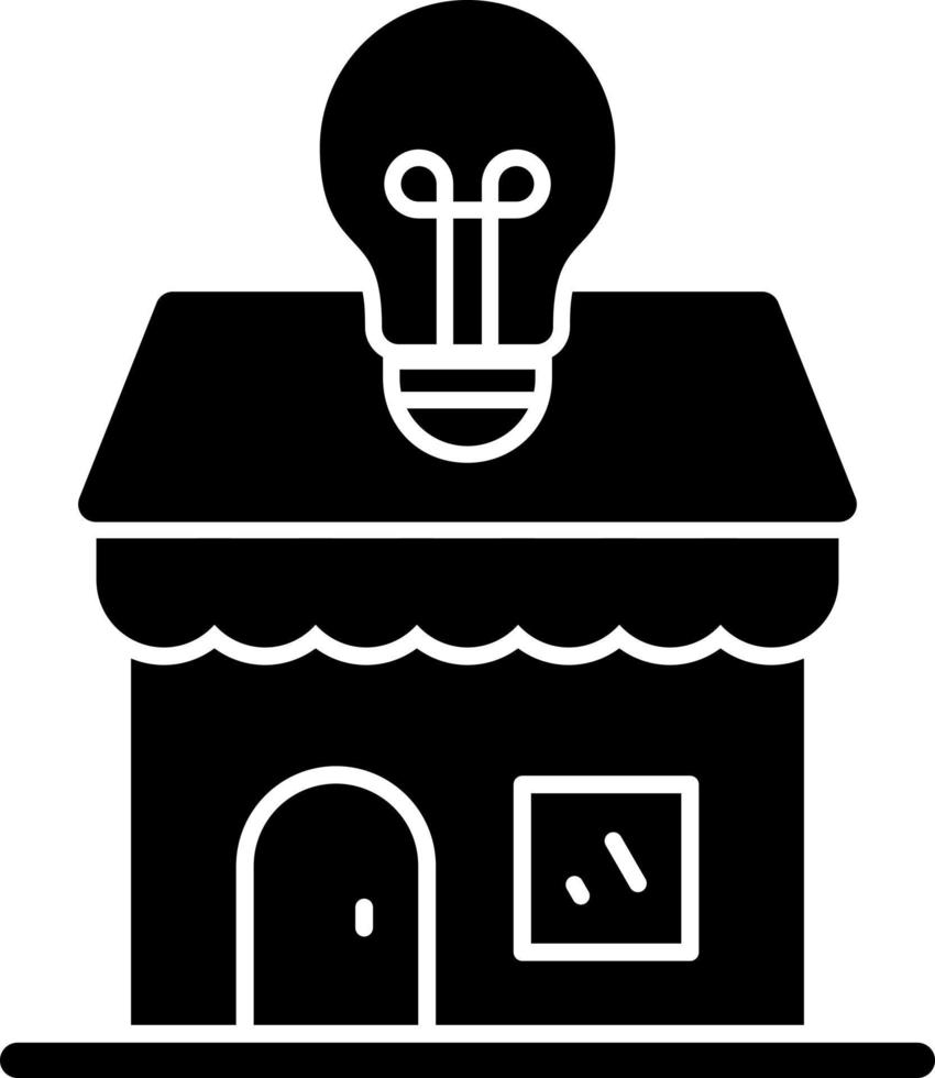 Electronics Shop Vector Icon Design