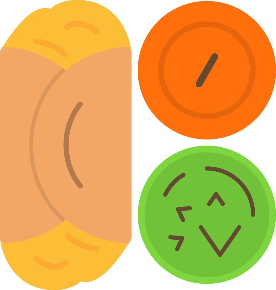 Masala Dosa Vector Icon Design