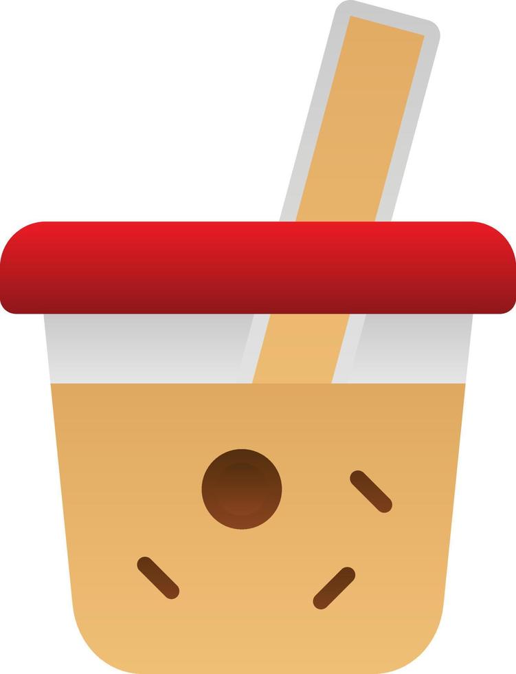 Boba Vector Icon Design