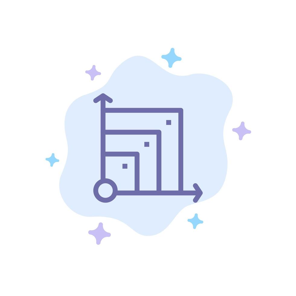 Scalable System Scalable System Science Blue Icon on Abstract Cloud Background vector