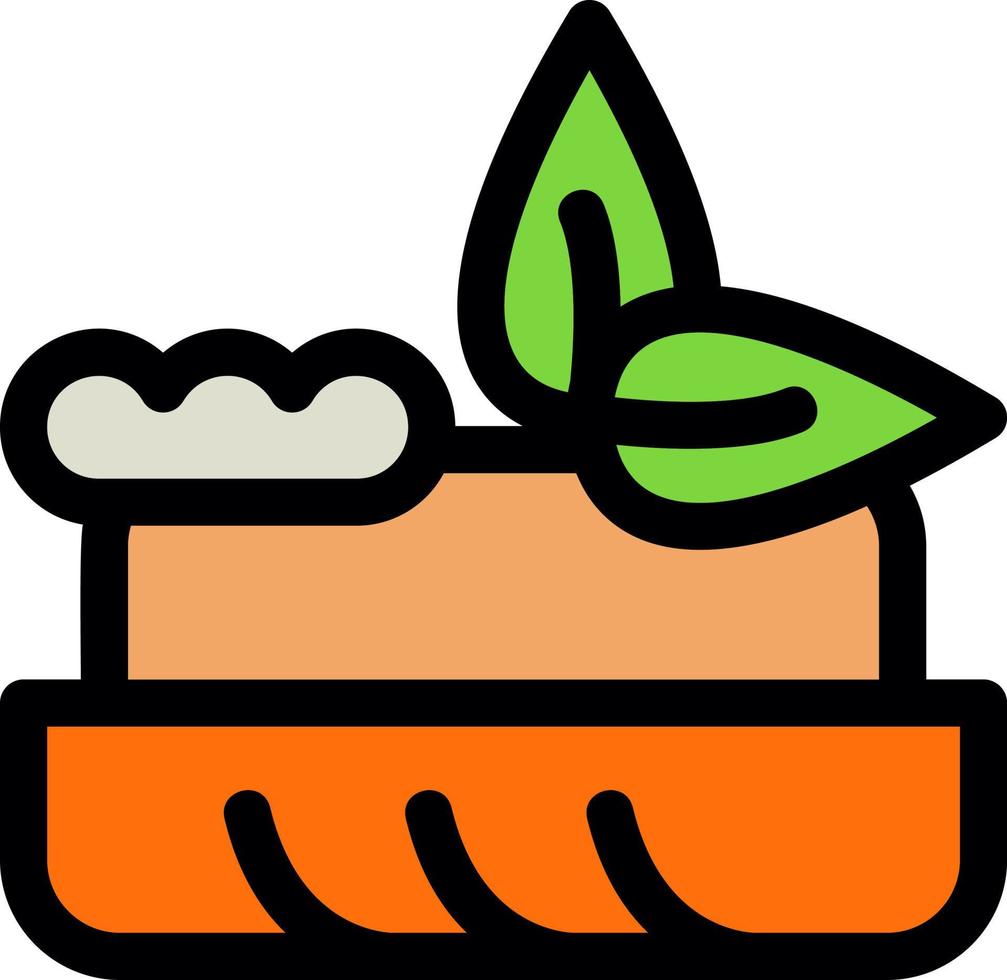 diseño de icono de vector de bruschetta