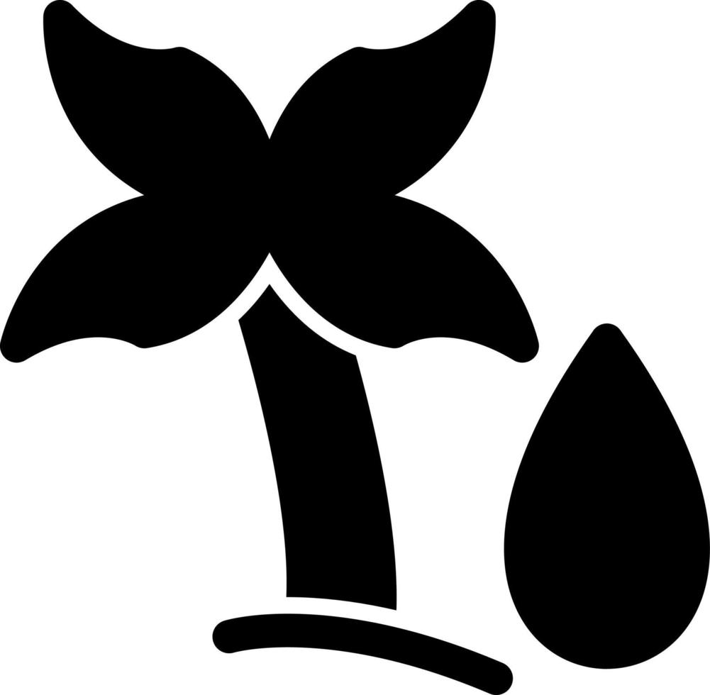 Palm Oil Vector Icon Design