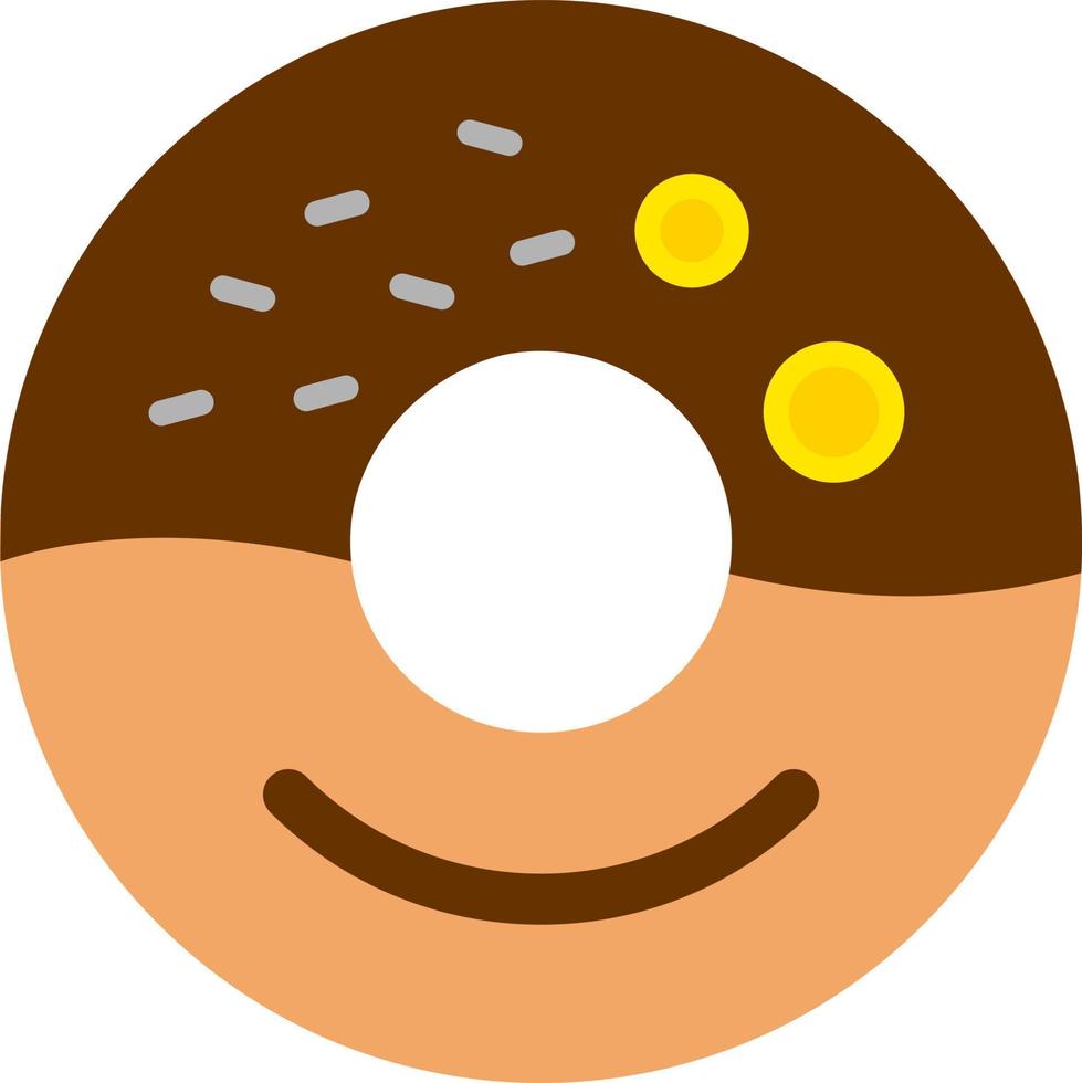 diseño de icono de vector de donut