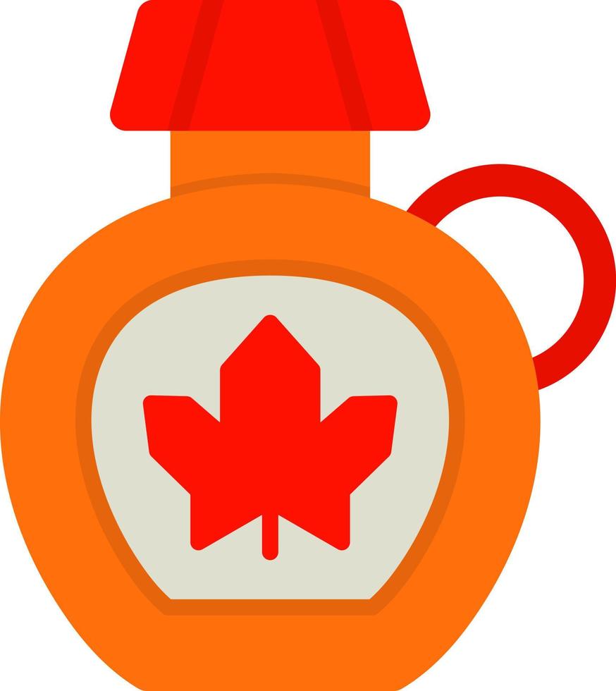 Maple Syrup Vector Icon Design