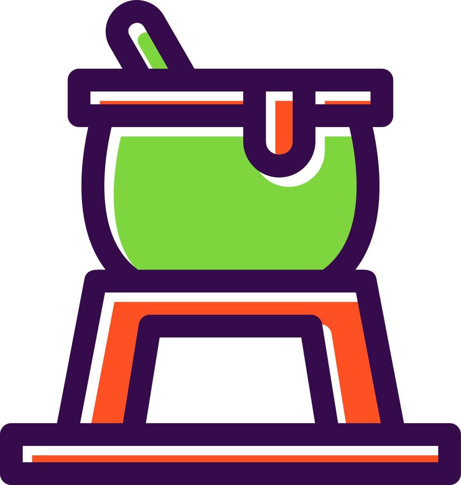 diseño de icono de vector de fondue