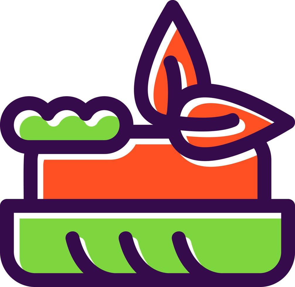 Bruschetta Vector Icon Design