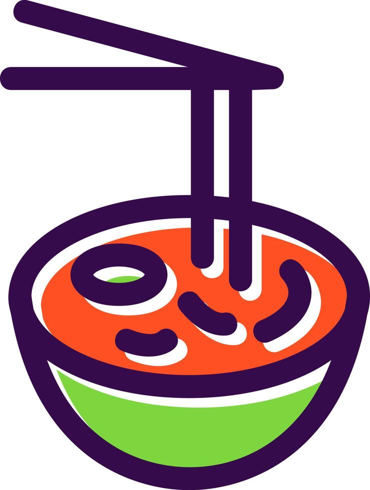 Bibimbap Vector Icon Design