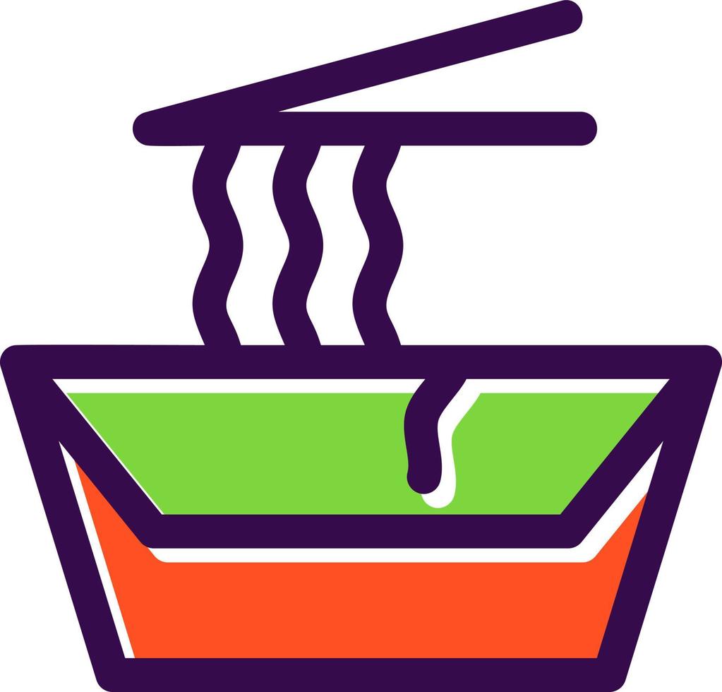 diseño de icono de vector de ramen