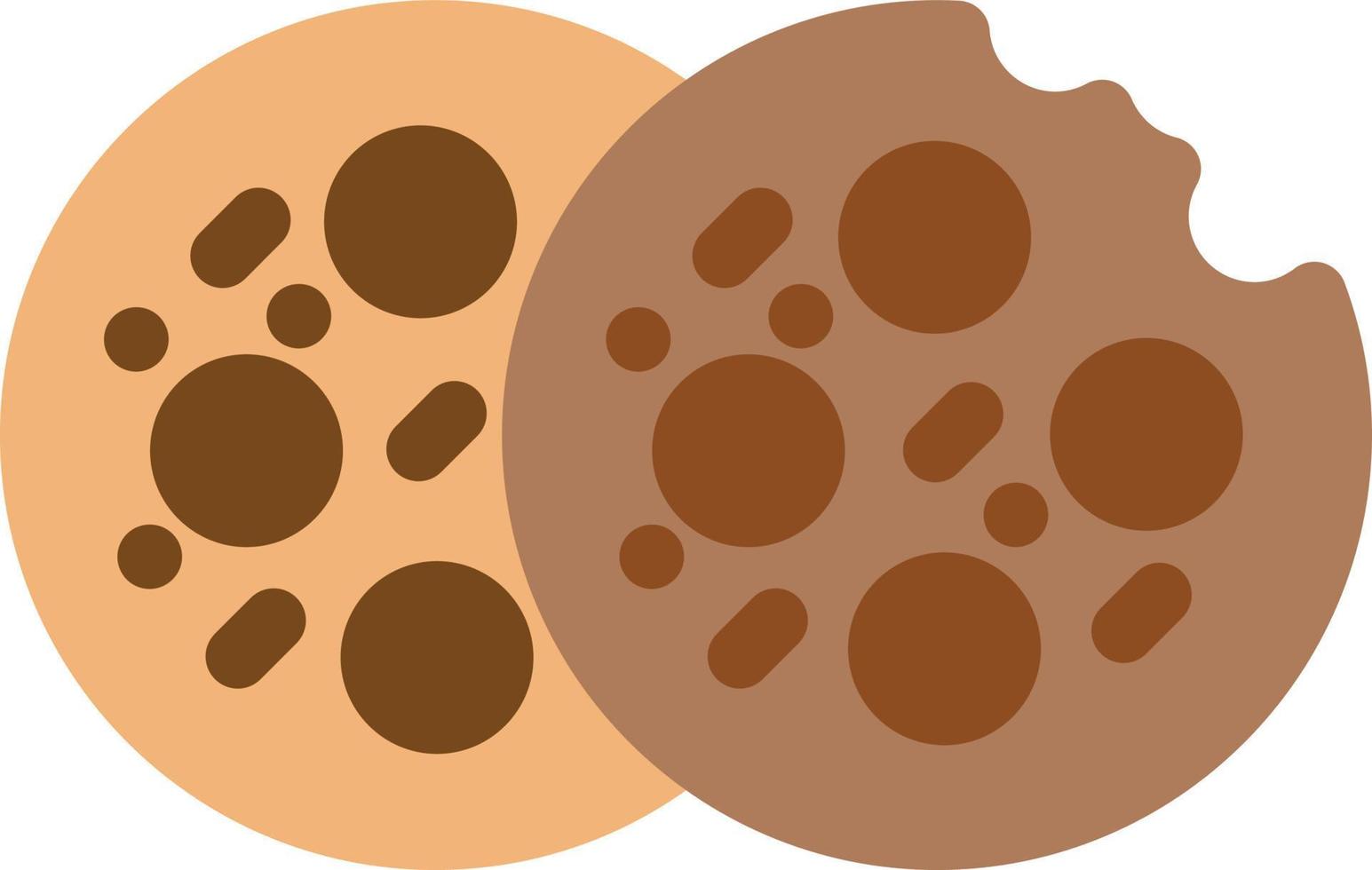 diseño de icono de vector de galletas