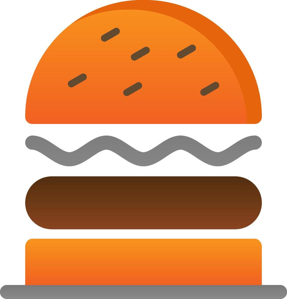 Burger Sandwich Vector Icon Design