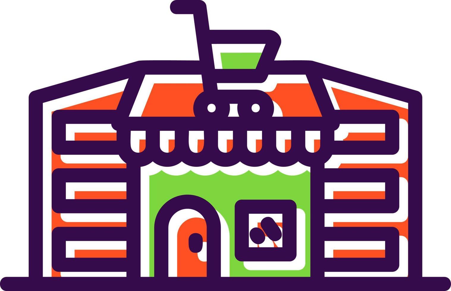 diseño de icono de vector de centro comercial