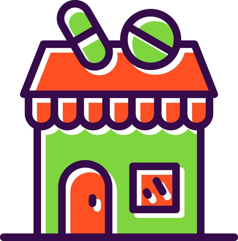 Medical Store Vector Icon Design