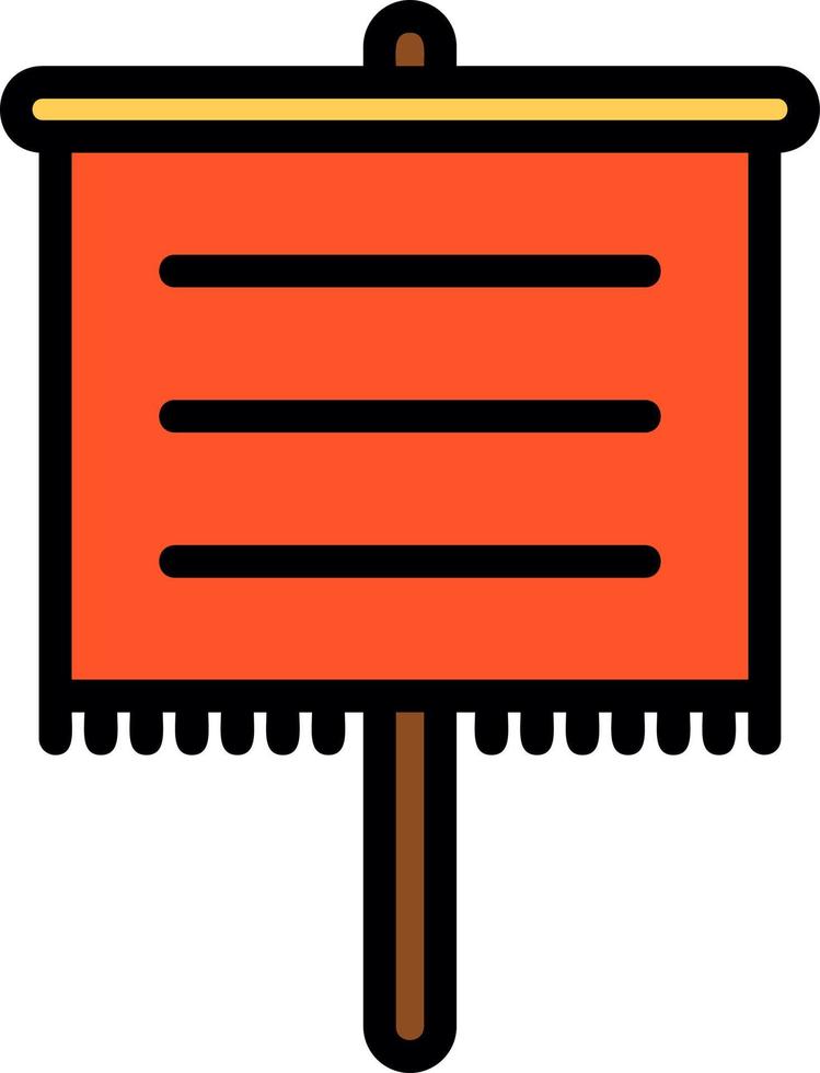 Vexillum Vector Icon Design