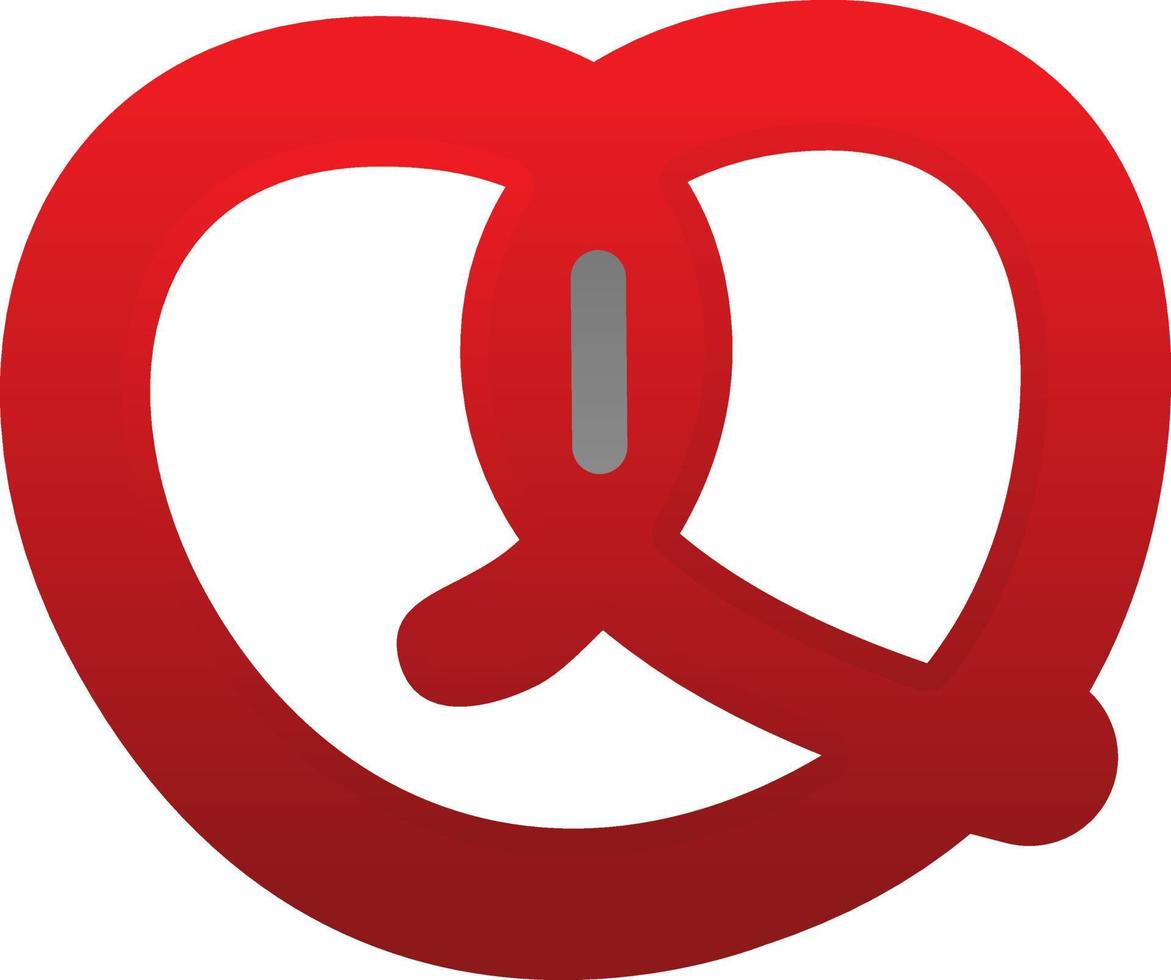 Pretzel Vector Icon Design