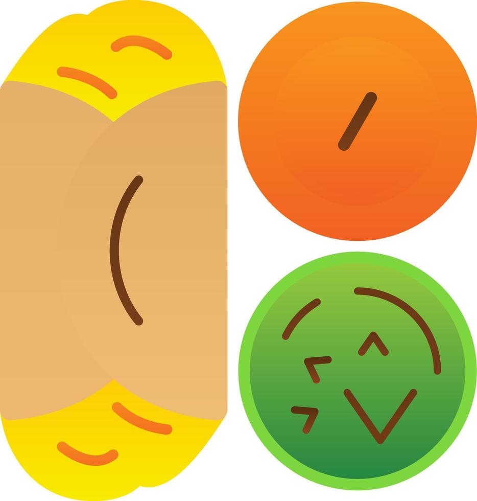 diseño de icono de vector de masala dosa