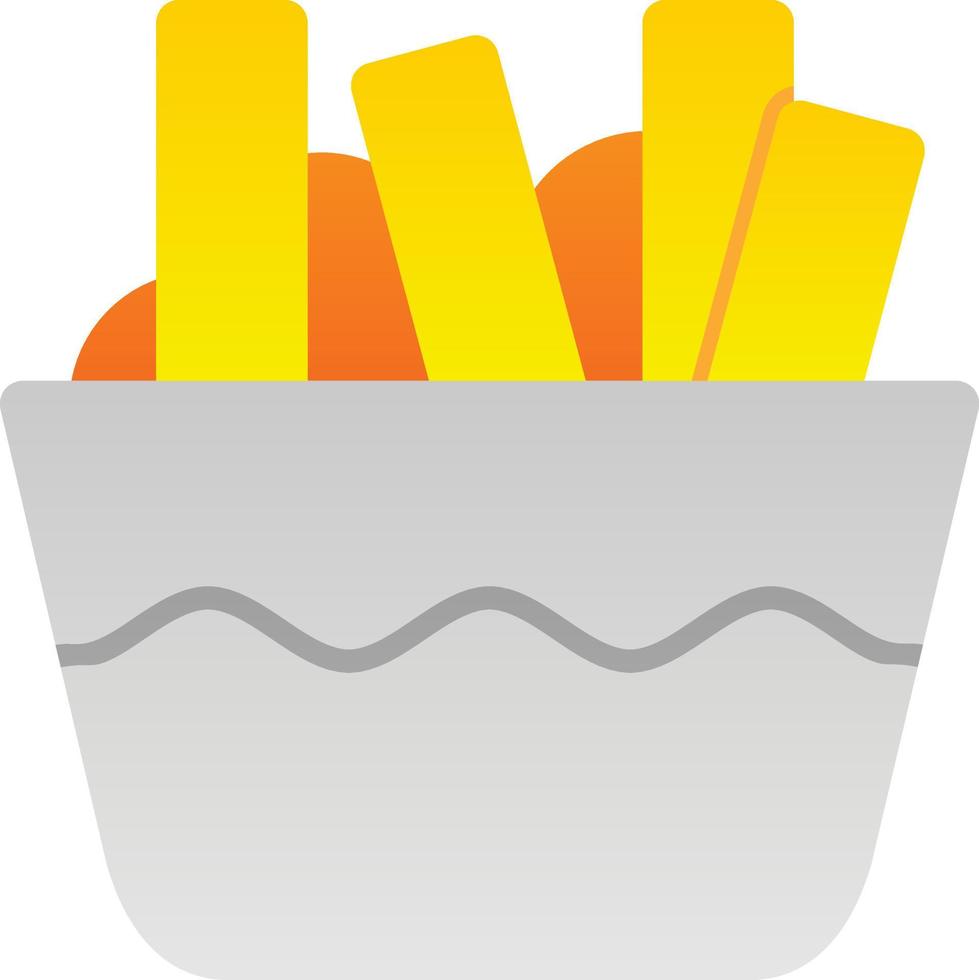 Poutine Vector Icon Design
