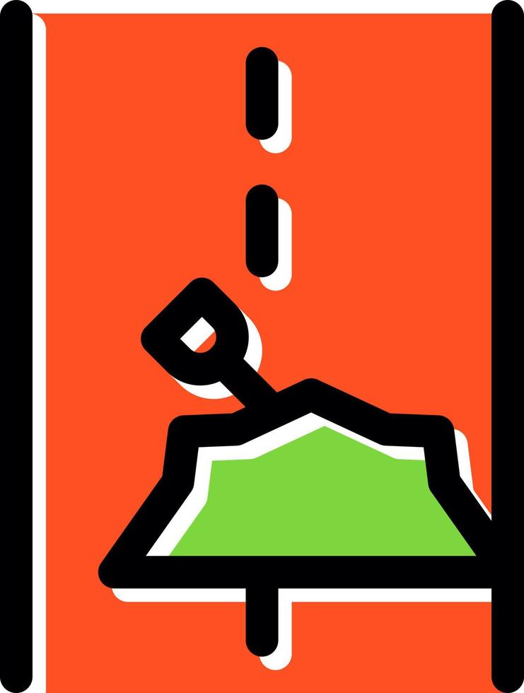 Roadworks Vector Icon Design