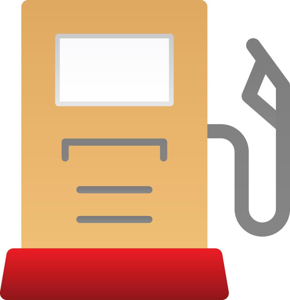 Gas Station Vector Icon Design