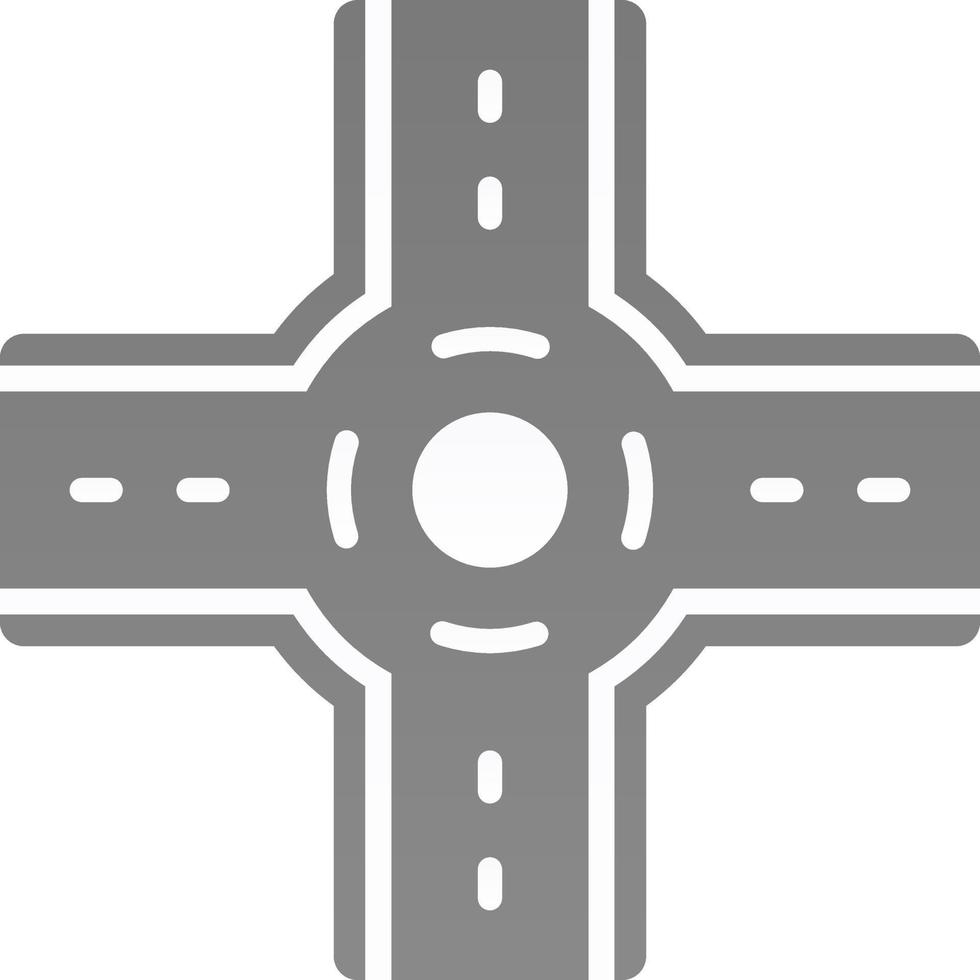 Roundabout Vector Icon Design