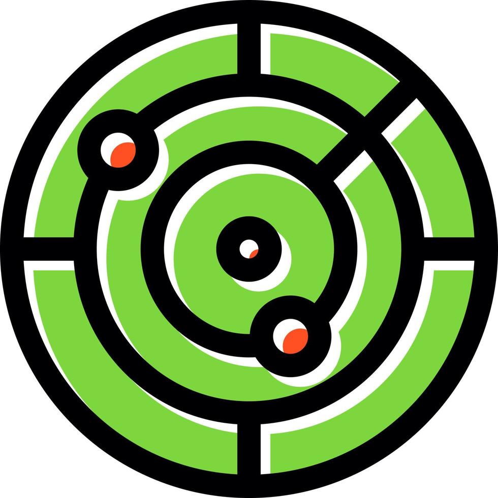 Radar Vector Icon Design