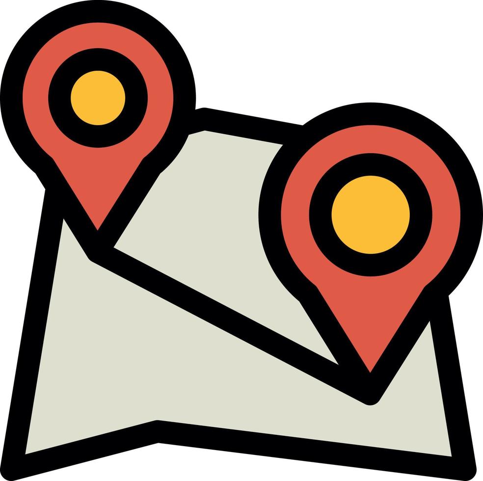 Multiple Destinations Vector Icon Design