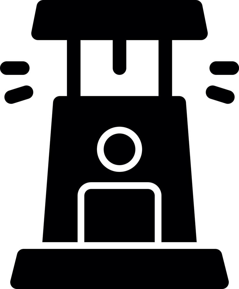 Lighthouse Vector Icon Design