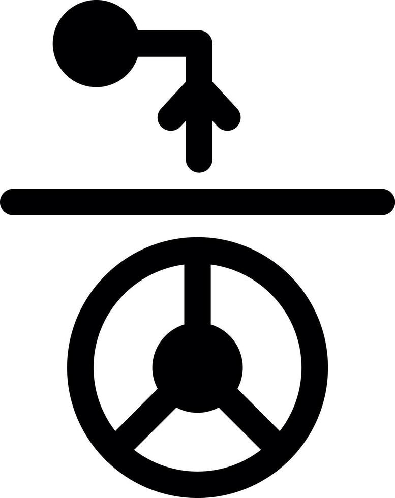 Driving Route Vector Icon Design