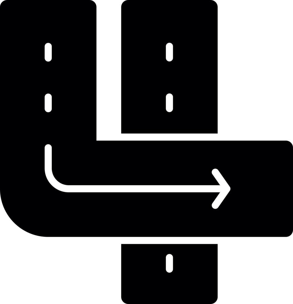 Road Ramps Vector Icon Design