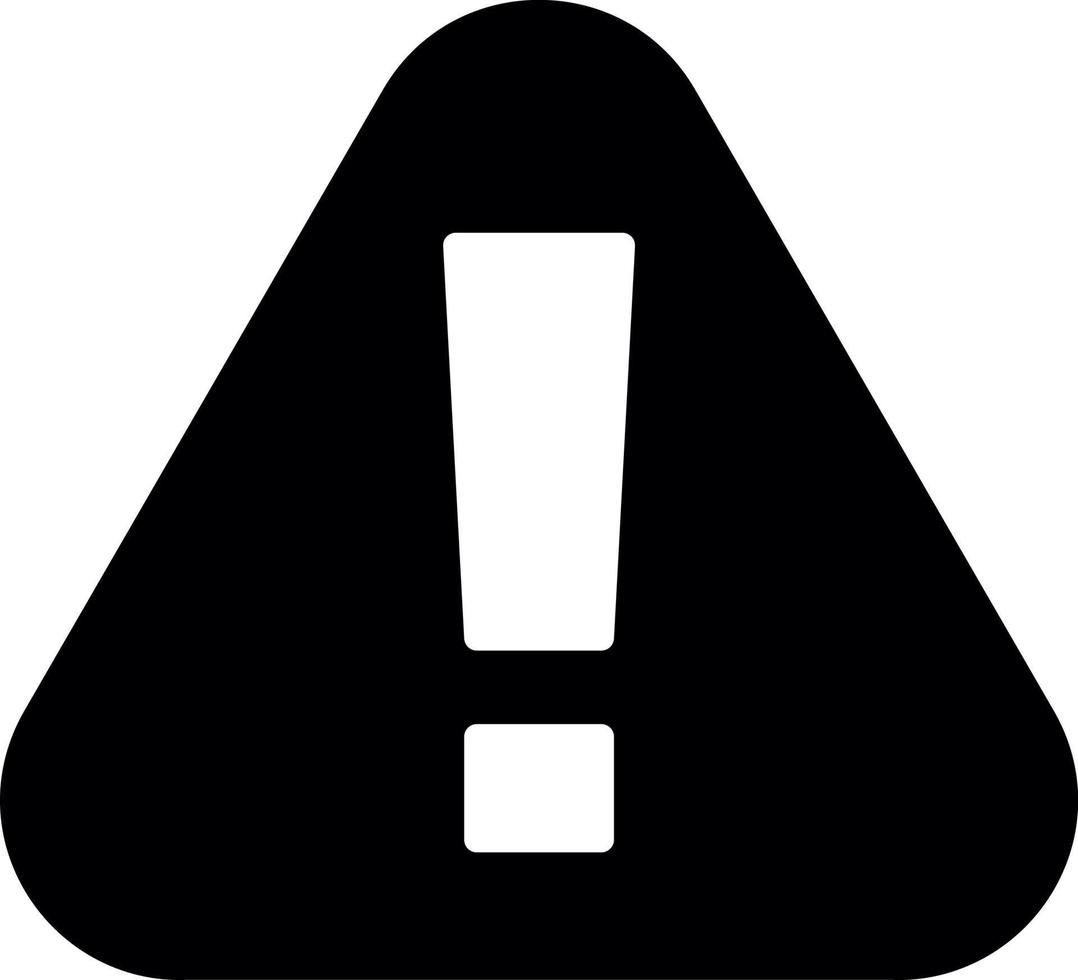 Caution Vector Icon Design