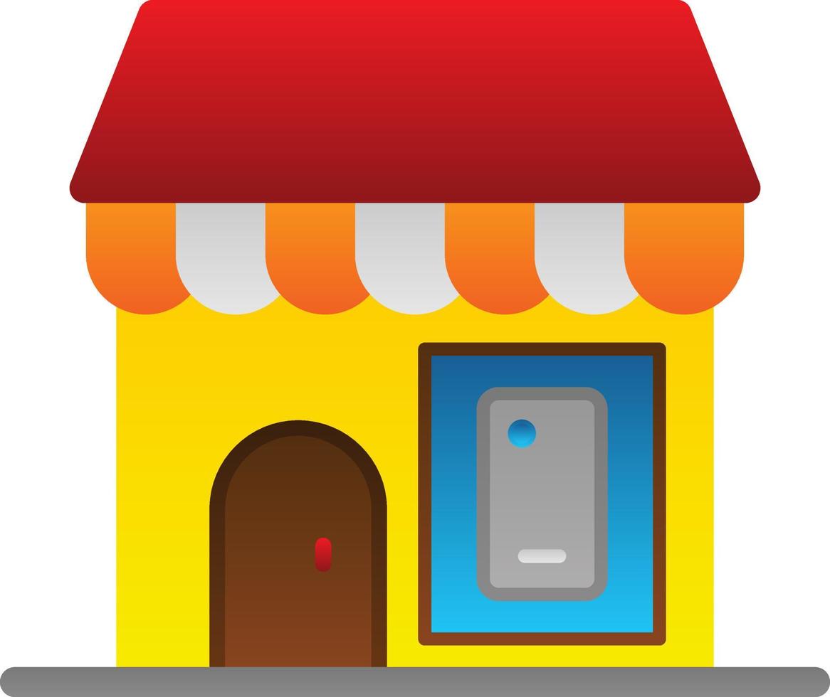 Mobile Shop Vector Icon Design