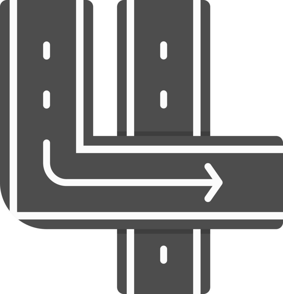 Road Ramps Vector Icon Design