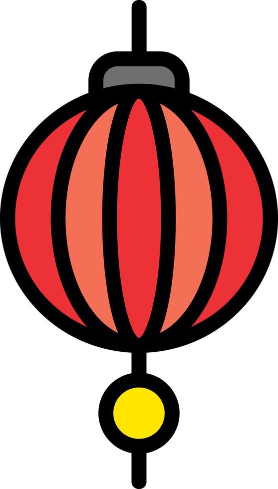 Sky Lantern Vector Icon Design