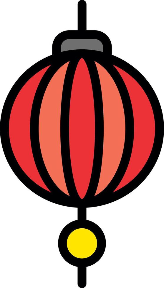 Sky Lantern Vector Icon Design