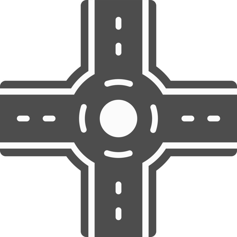 Roundabout Vector Icon Design