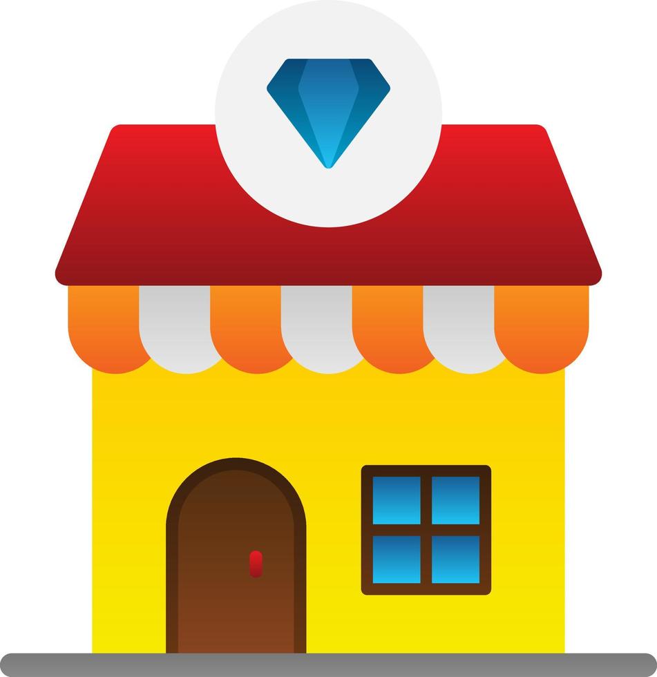 Jewlery Store Vector Icon Design